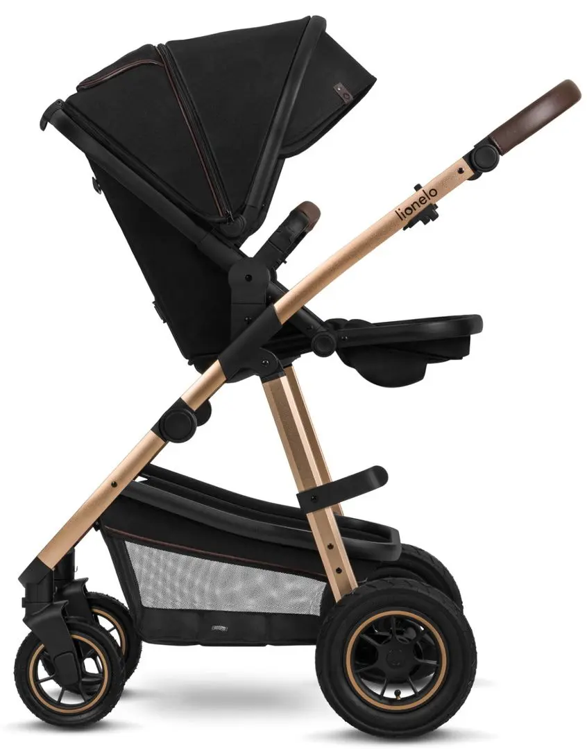 Коляска модульная 2в1 Lionelo Amber (Black Onyx)