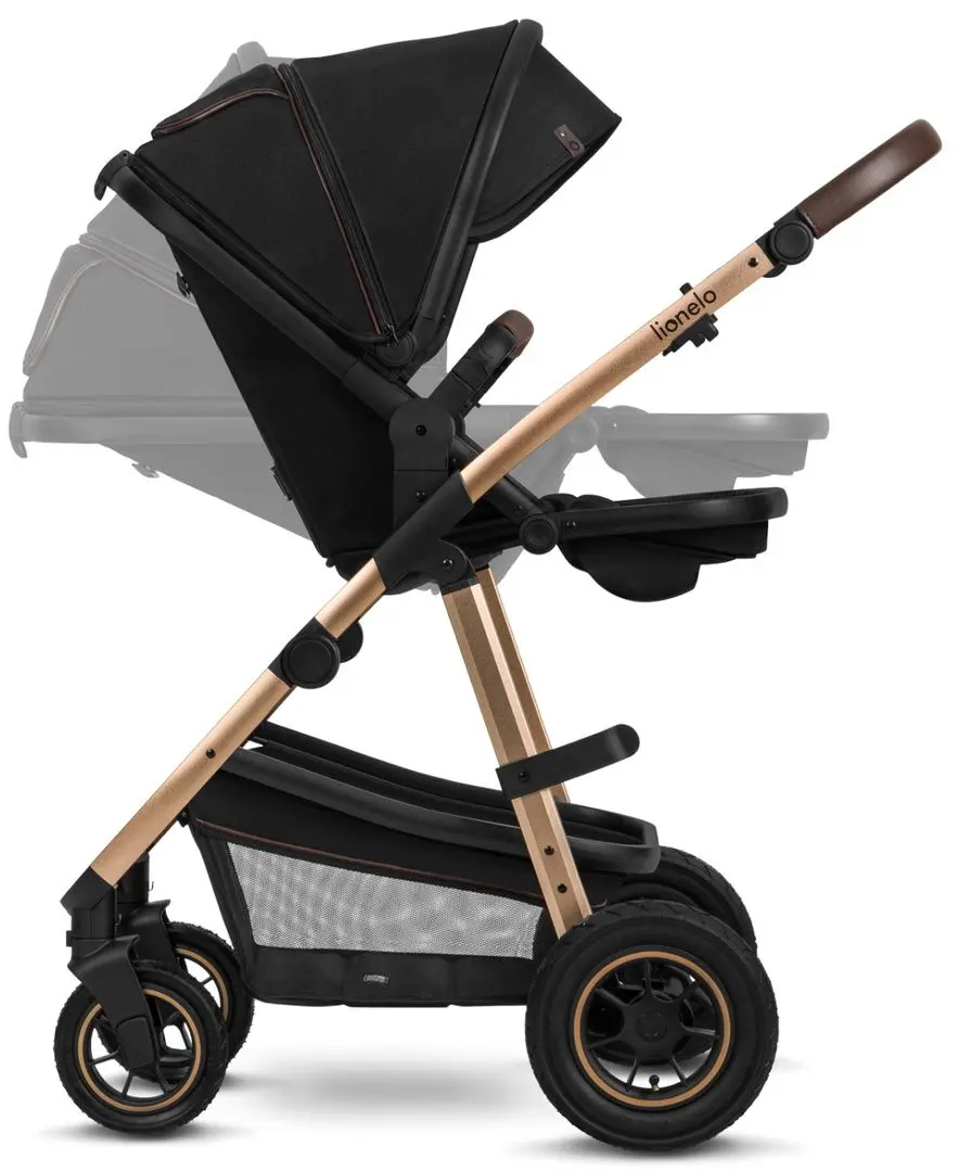 Коляска модульная 2в1 Lionelo Amber (Black Onyx)