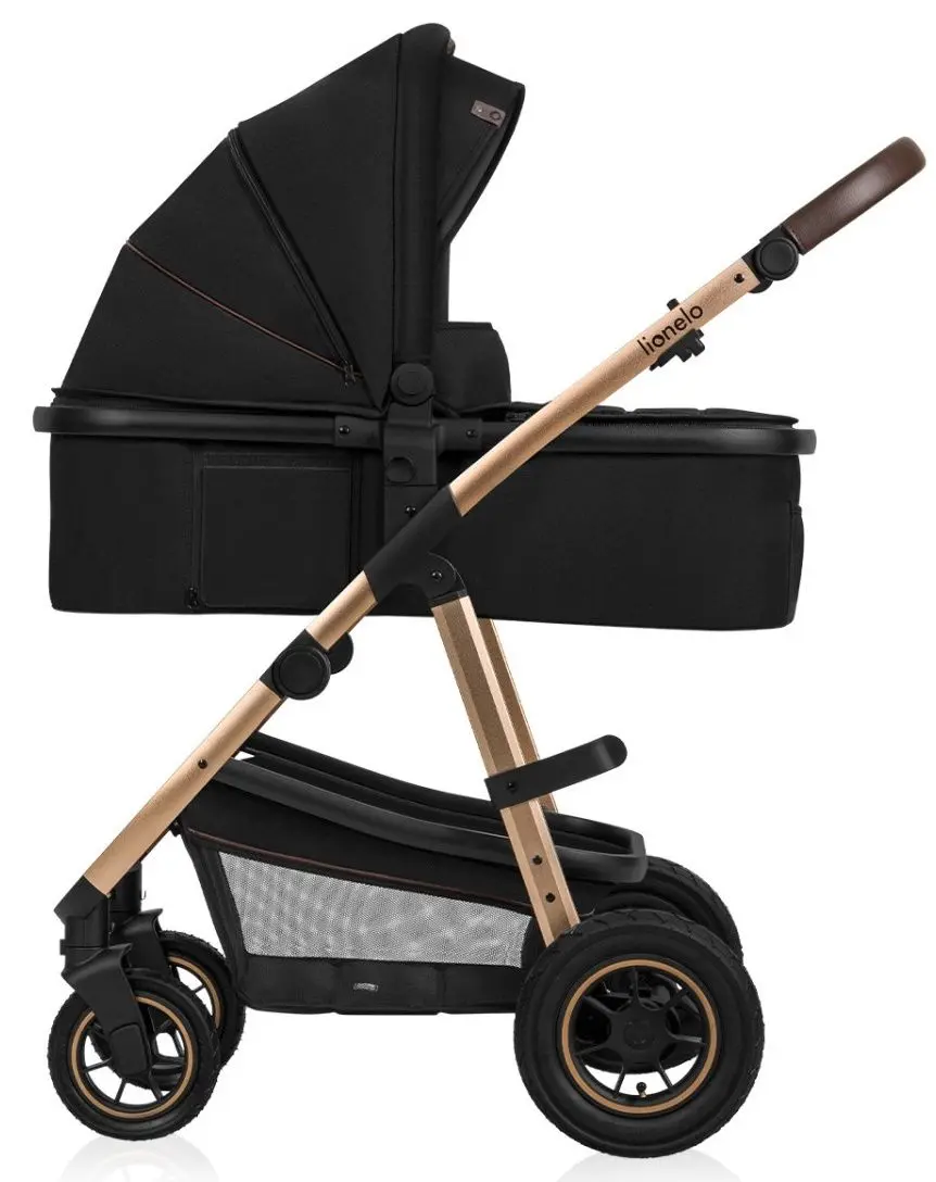 Коляска модульная 2в1 Lionelo Amber (Black Onyx)