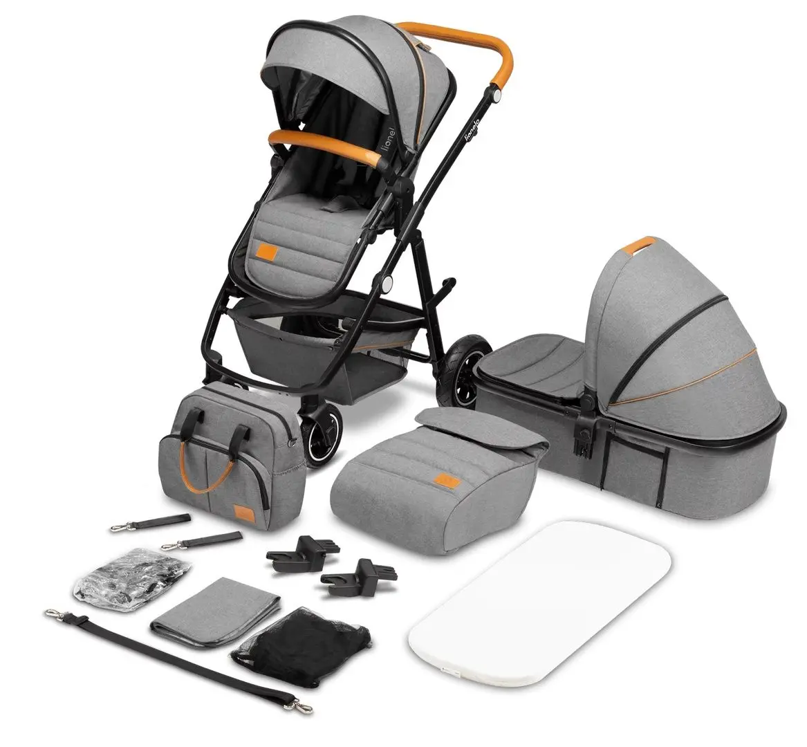 Carucior modular 2in1 Lionelo Amber (Grey Stone)