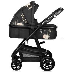 Коляска модульная 2в1 Lionelo Amber Lovin’ (Black)