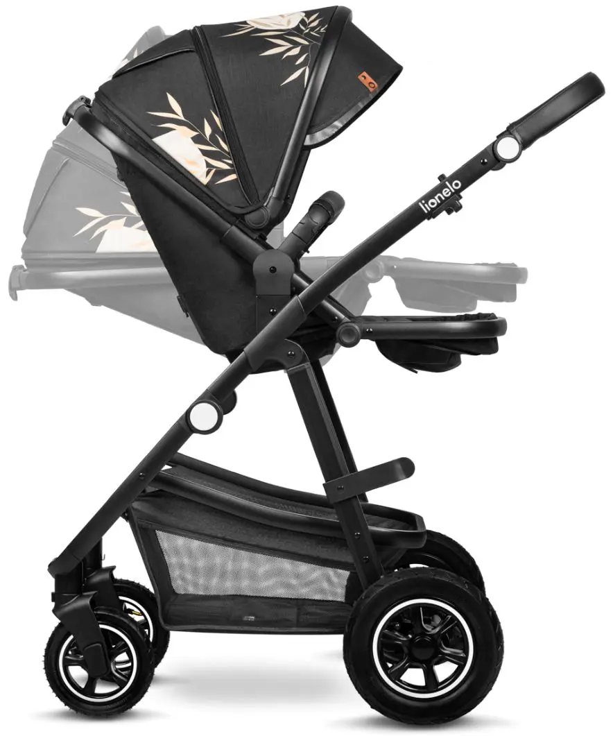 Коляска модульная 2в1 Lionelo Amber Lovin’ (Black)