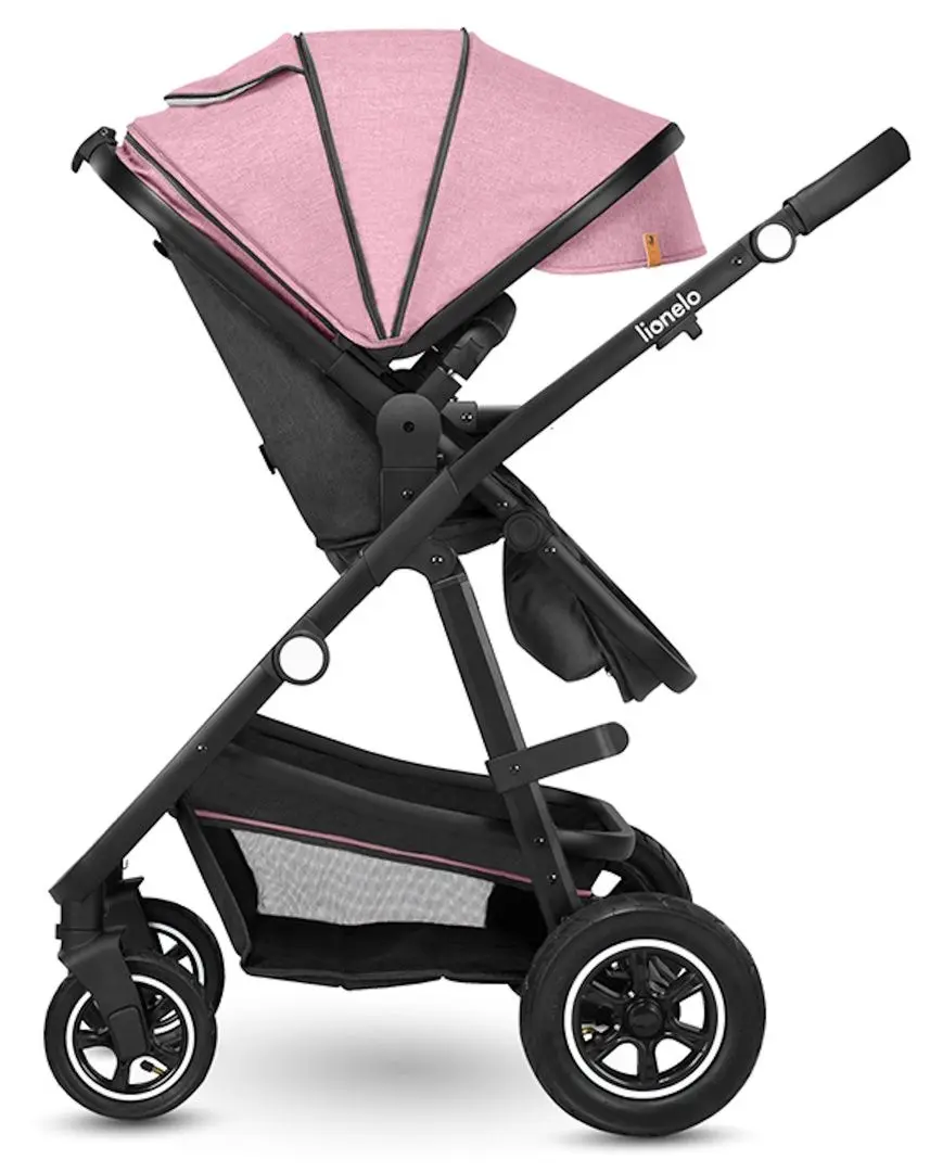 Коляска модульная 2в1 Lionelo Amber (Pink Rose)