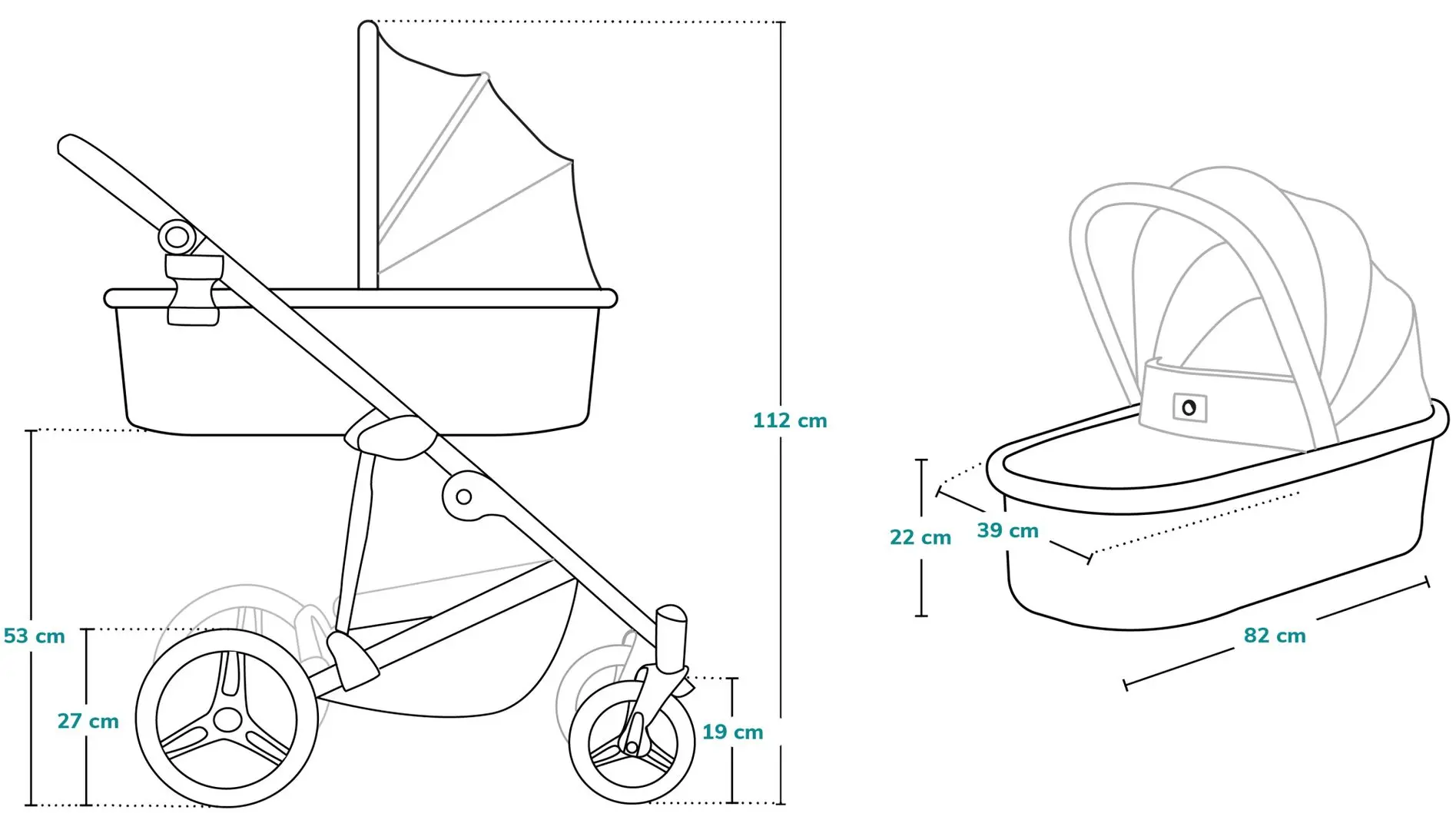 Коляска модульная 2в1 Lionelo Mari Tour (Grey Stone)