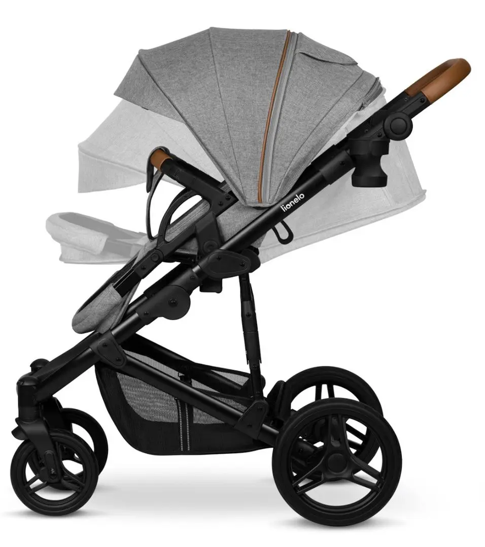 Carucior modular 3in1 Lionelo Mari Tour (Grey Stone) - 14