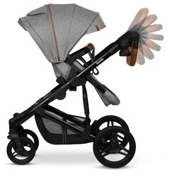 Carucior modular 3in1 Lionelo Mari Tour (Grey Stone) Thumb