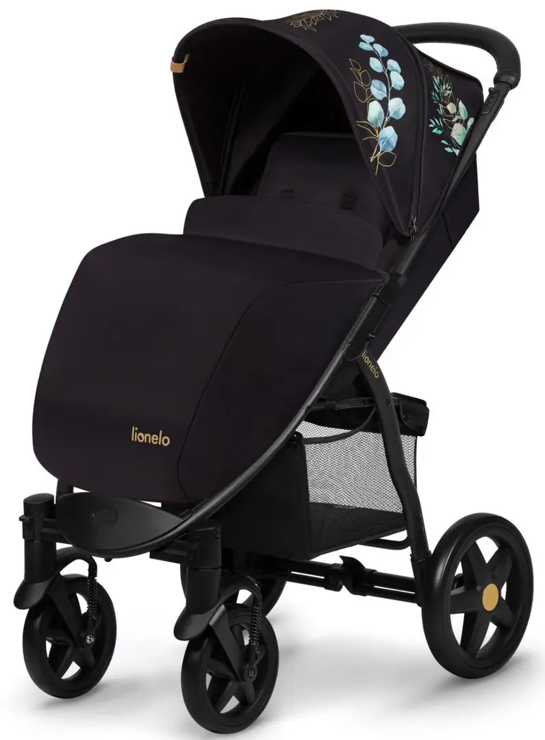 Carucior de plimbare Lionelo Annet Plus Golden Moments (Black)