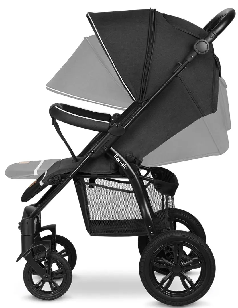 Коляска прогулочная Lionelo Annet Tour (Black Carbon)