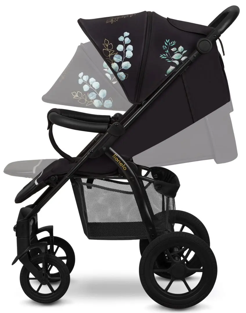 Carucior de plimbare Lionelo Annet Tour Golden Moments (Black)