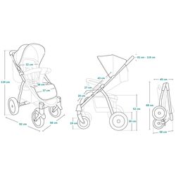 Коляска прогулочная Lionelo Annet Tour (Grey Stone) Thumb