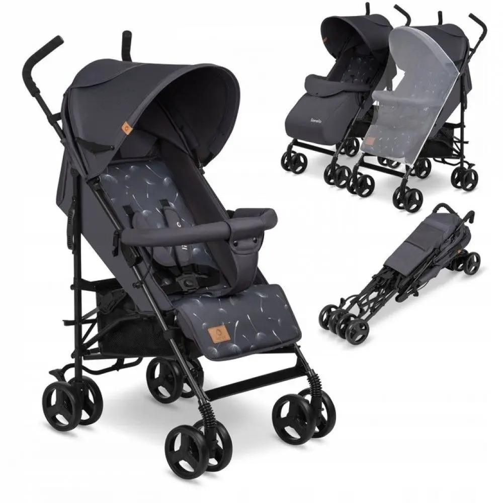 Carucior de plimbare Lionelo Elia (Gray/White)