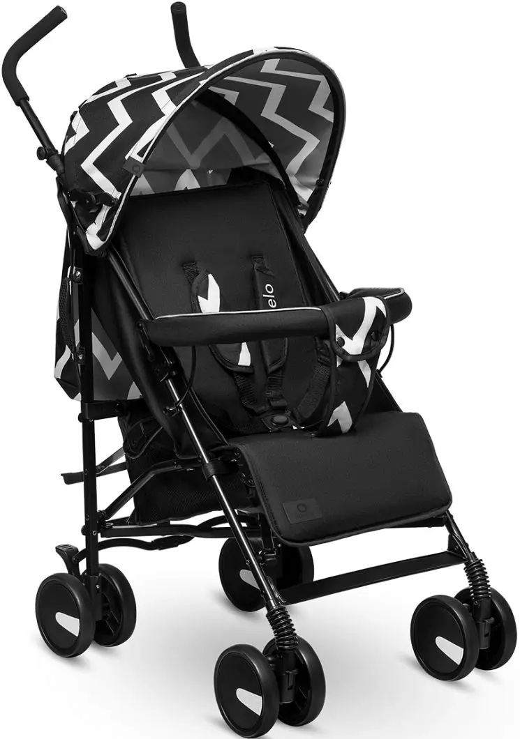 Carucior de plimbare Lionelo Elia Oslo (Black/White)