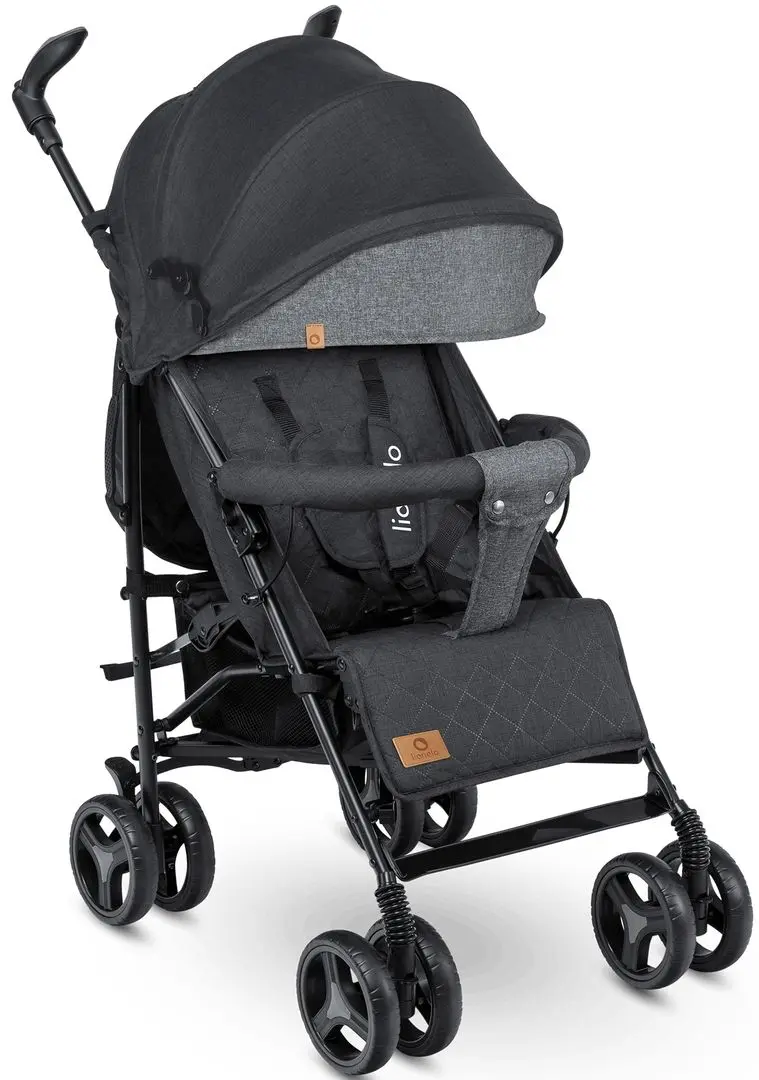 Carucior de plimbare Lionelo Irma (Black/Dark Grey)