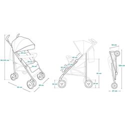 Carucior de plimbare Lionelo Irma (Pink) Thumb