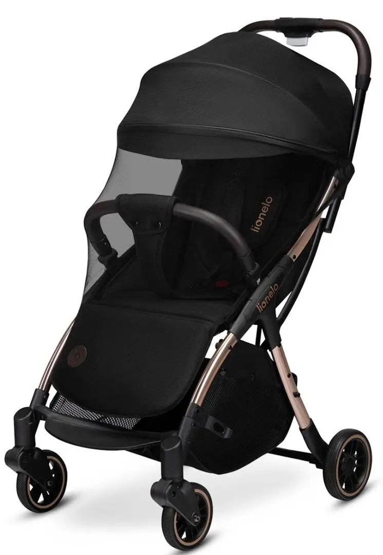 Carucior de plimbare Lionelo Julie One (Black/Gold)