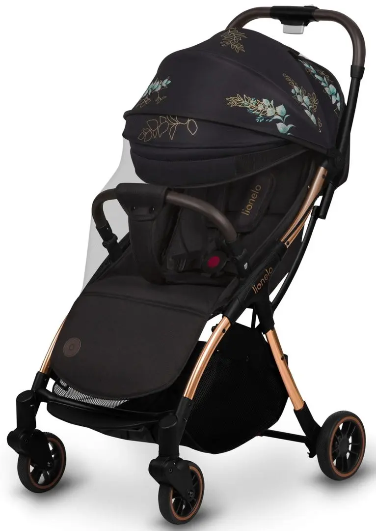 Carucior de plimbare Lionelo Julie One Golden Moments (Black)
