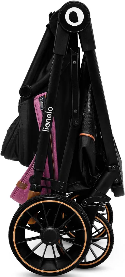 Carucior-transformer 3in1 Lionelo Riya (Pink-Violet) - 5