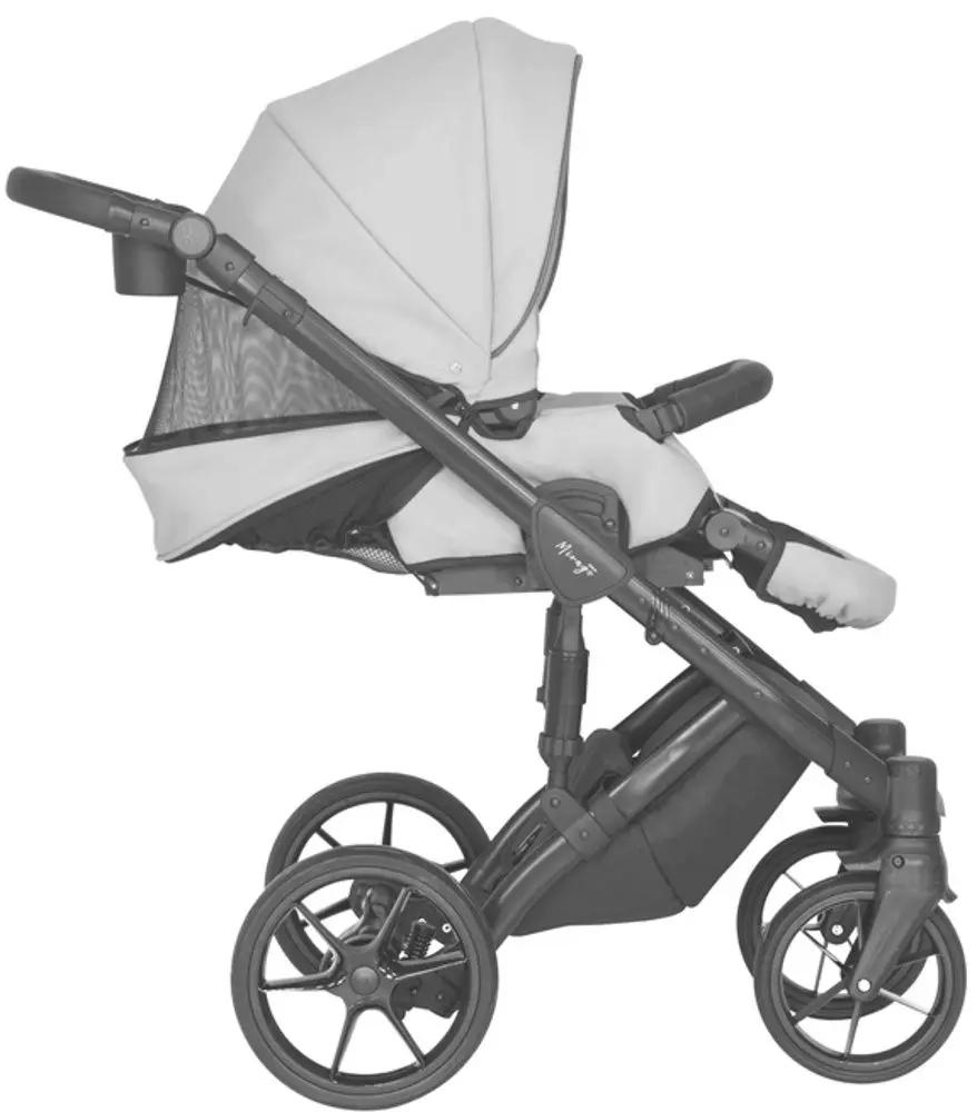 Carucior modulae 3in1 Verdi Mirage (White)