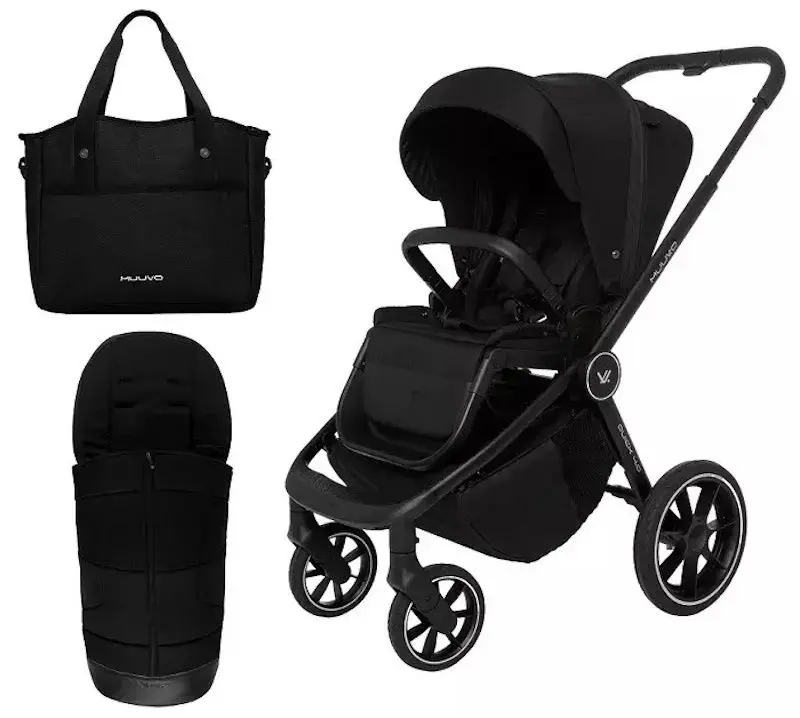 Коляска модульная 2в1 Muuvo Quick 4.0 (Black) - 5