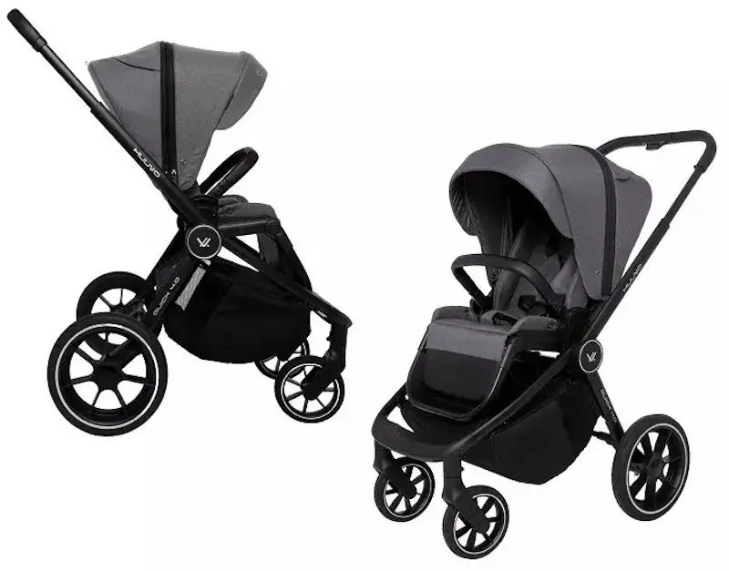 Коляска модульная 2в1 Muuvo Quick 4.0 (Iron Graphite) - 6
