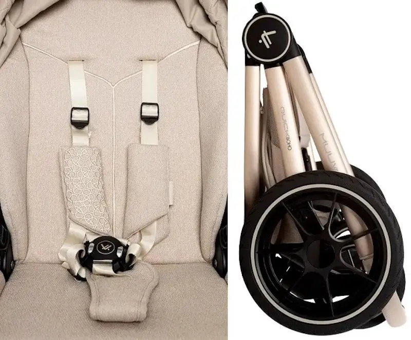 Коляска модульная 2в1 Muuvo Quick Boho (Beige) - 10