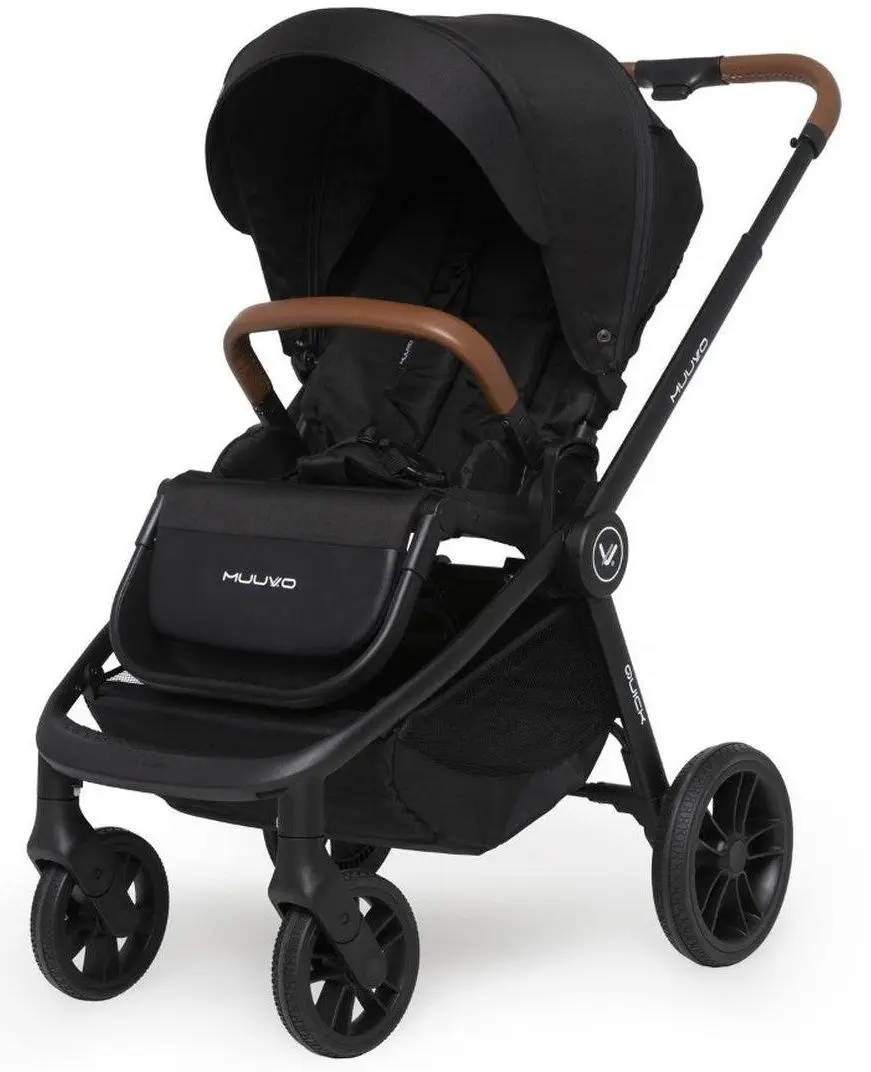 Коляска модульная 2в1 Muuvo Quick (Onyx Black) - 2