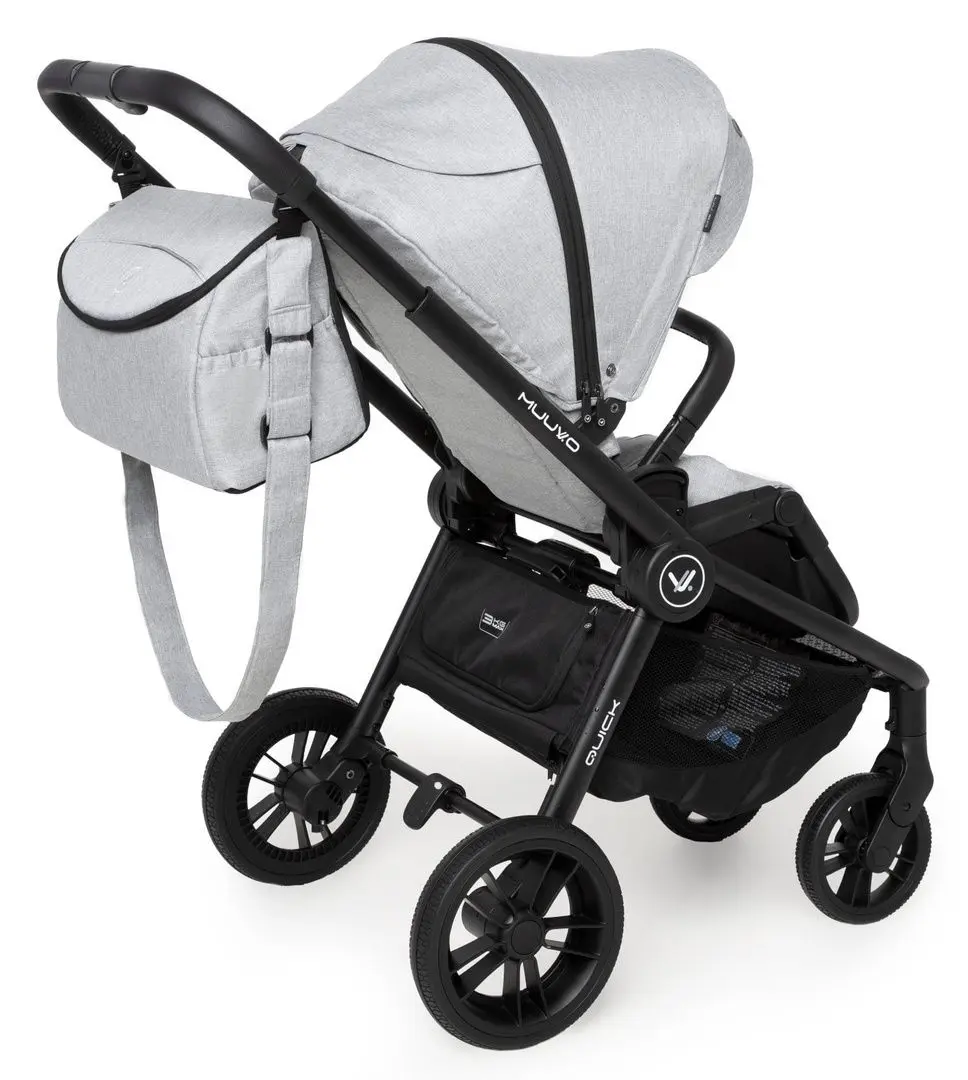 Коляска модульная 2в1 Muuvo Quick (Rocky Grey) - 4