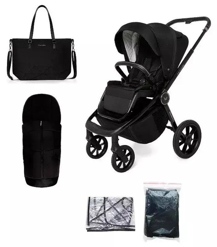 Коляска модульная 2в1 Muuvo Quick SE 2 (Chronium Black) - 8