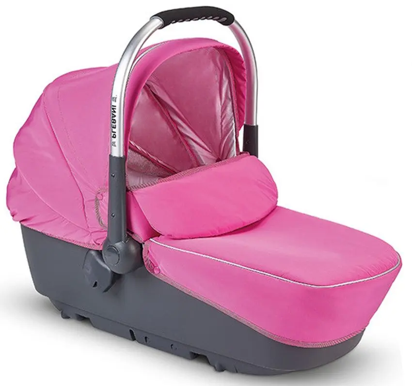 Carucior 3in1 Plebani D1 Trio (Pink) - 3
