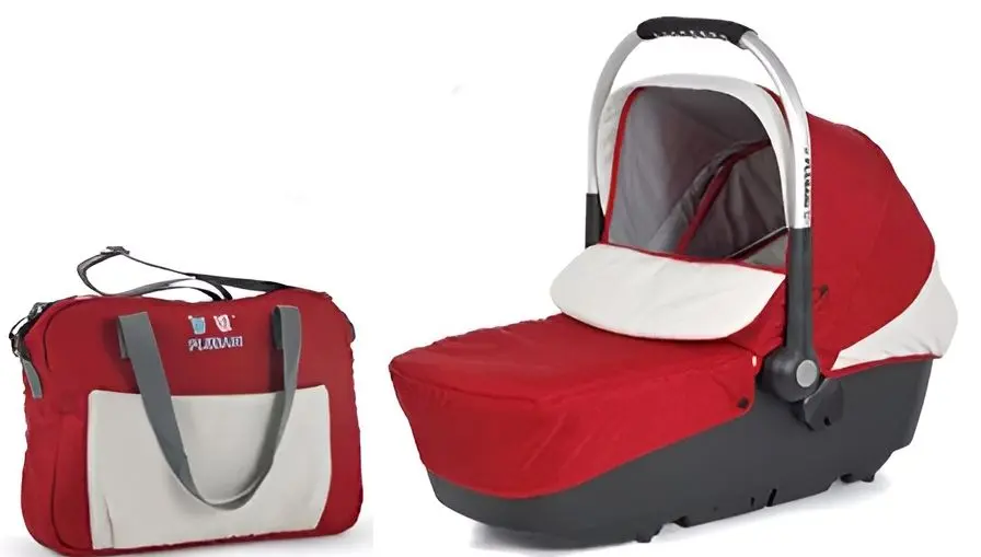 Carucior modular 3in1 Plebani D1 Trio (Red) - 2