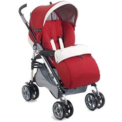 Carucior modular 3in1 Plebani D1 Trio (Red)