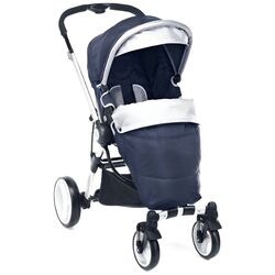 Carucior modular 3in1 Plebani P4 Trio (Dark Blue)