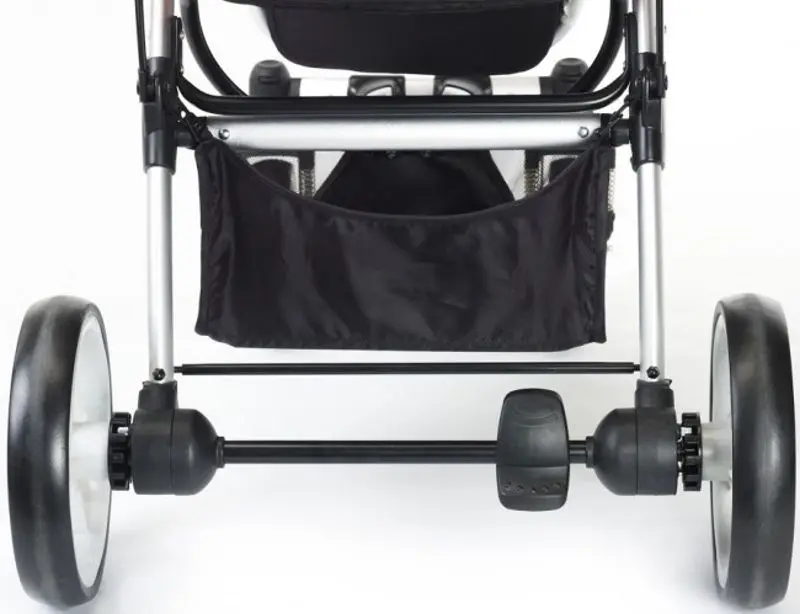 Carucior modular 3in1 Plebani P4 Trio (Silver) - 2