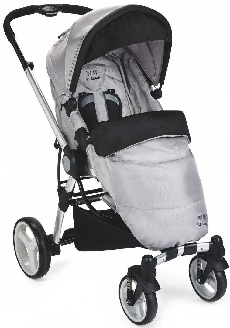 Carucior modular 3in1 Plebani P4 Trio (Silver)