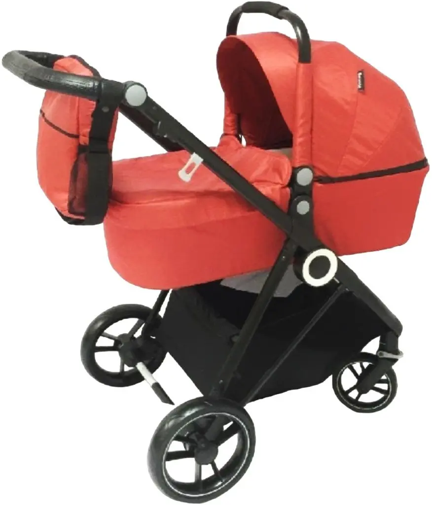 Коляска модульная 2в1 Riki Baby Melange (Red)