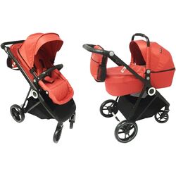 Коляска модульная 2в1 Riki Baby Melange (Red) Thumb