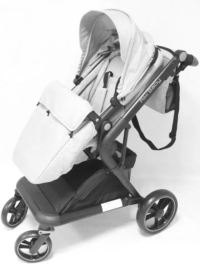 Carucior universal Riki Baby Voksi (Black)