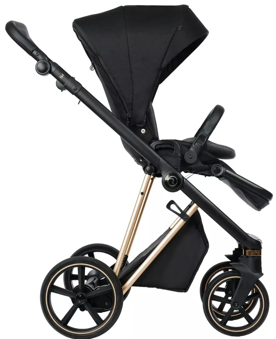 Carucior modular 2in1 Roan Ivi 2.0 (Raven/Rose Gold) - 3