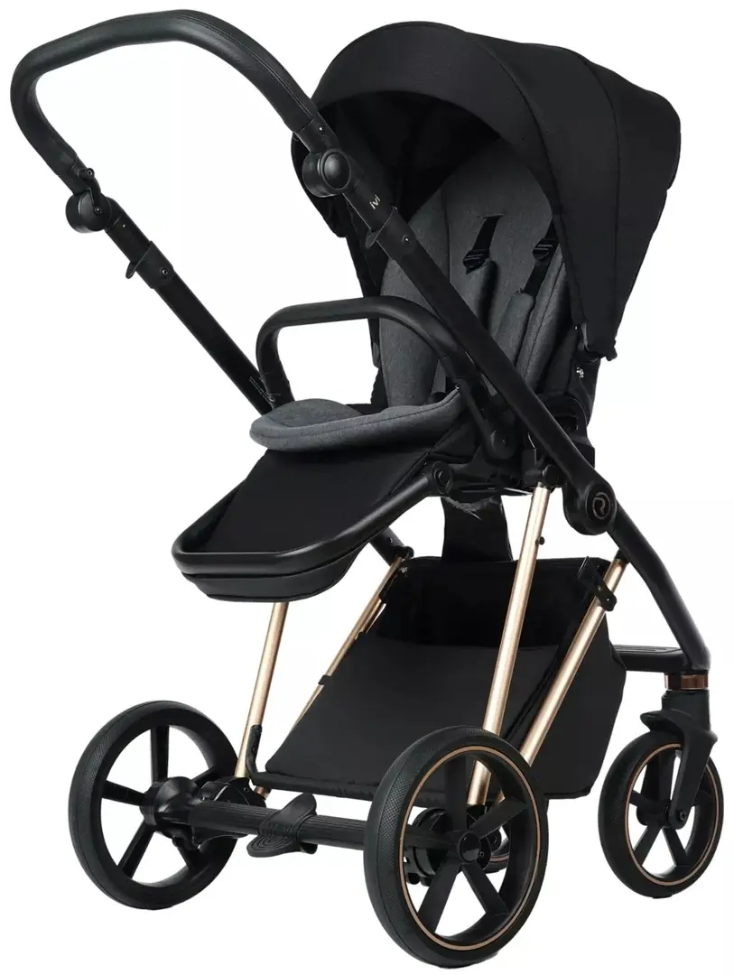 Carucior modular 2in1 Roan Ivi 2.0 (Raven/Rose Gold) - 4