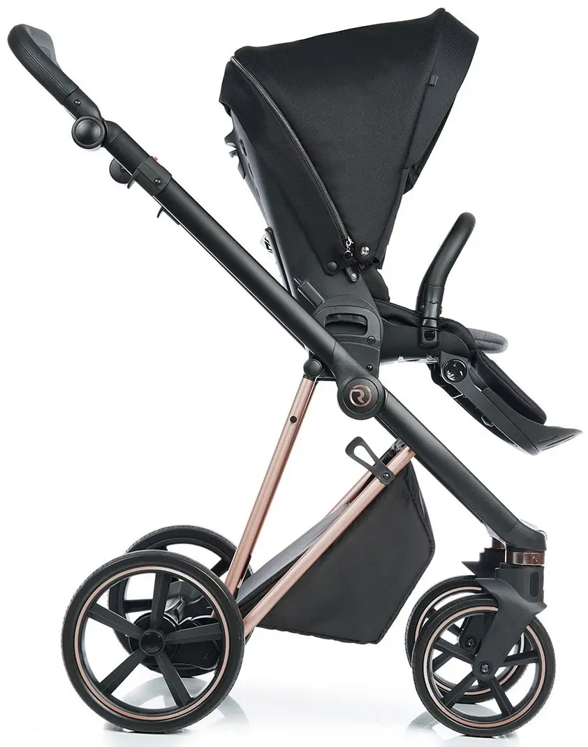 Коляска модульная 2в1 Roan IVI (Raven/Gold) - 2