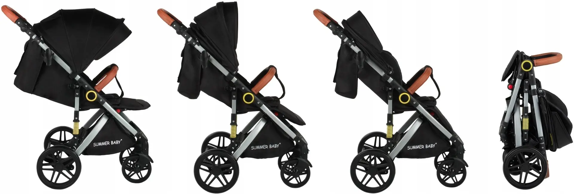 Carucior de plimbare Summer Baby Semper (Black)