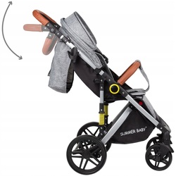 Коляска прогулочная Summer Baby Semper (Grey/Silver) Thumb
