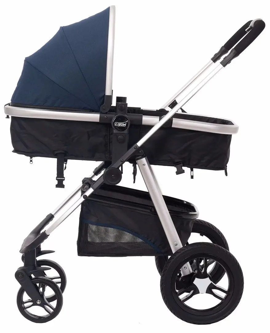 Коляска модульная 2в1 U-Grow Baby Joy (Blue/Black) - 3