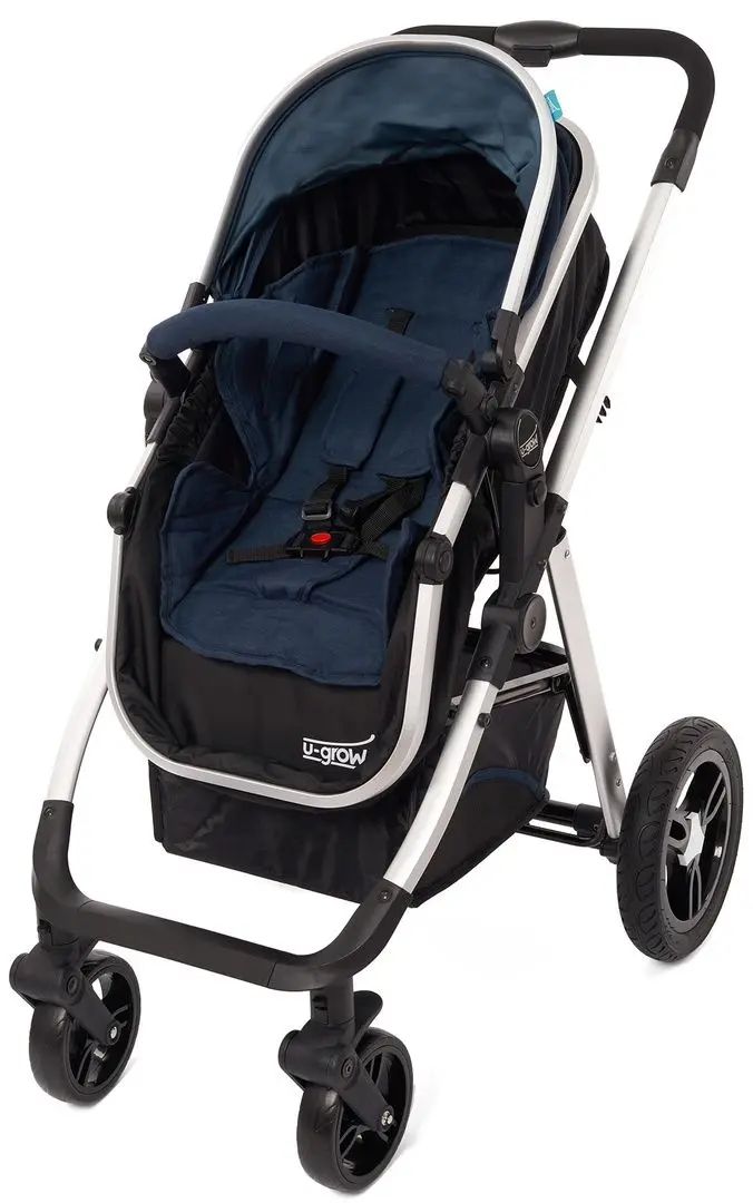 Коляска модульная 2в1 U-Grow Baby Joy (Blue/Black)