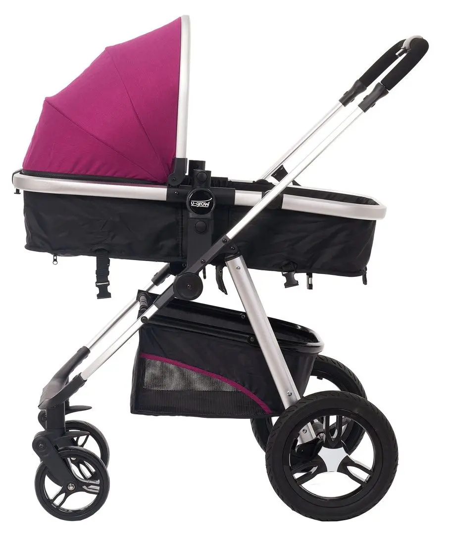 Коляска модульная 2в1 U-Grow Baby Joy (Purple/Black) - 3