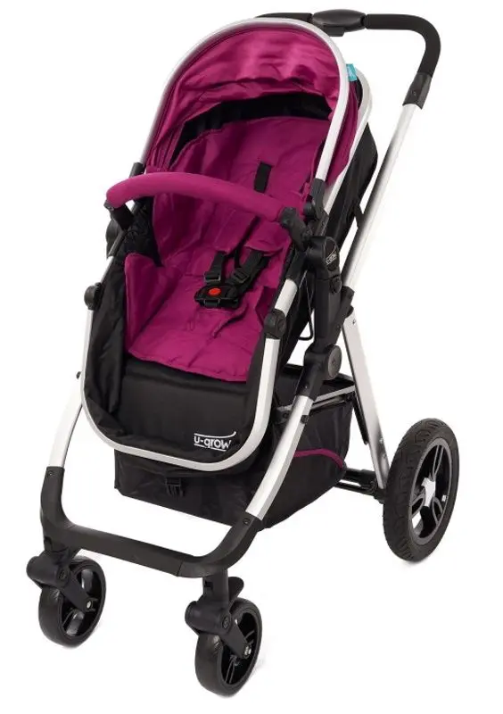 Коляска модульная 2в1 U-Grow Baby Joy (Purple/Black)