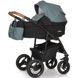 Carucior modular 2in1 Verdi Gusto 06 (Black/Blue)