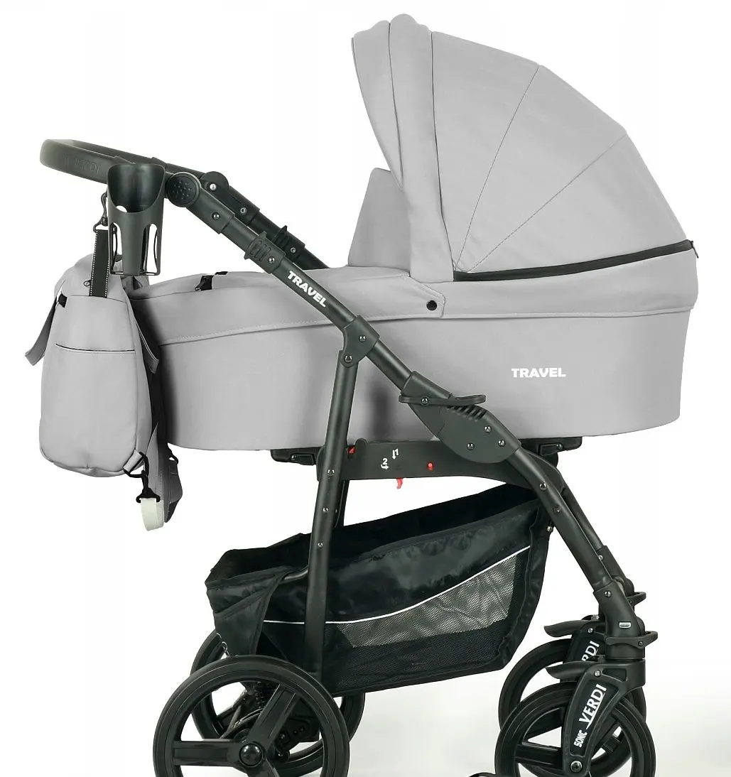 Carucior modular 3in1 Verdi Travel 03 (Light Grey)