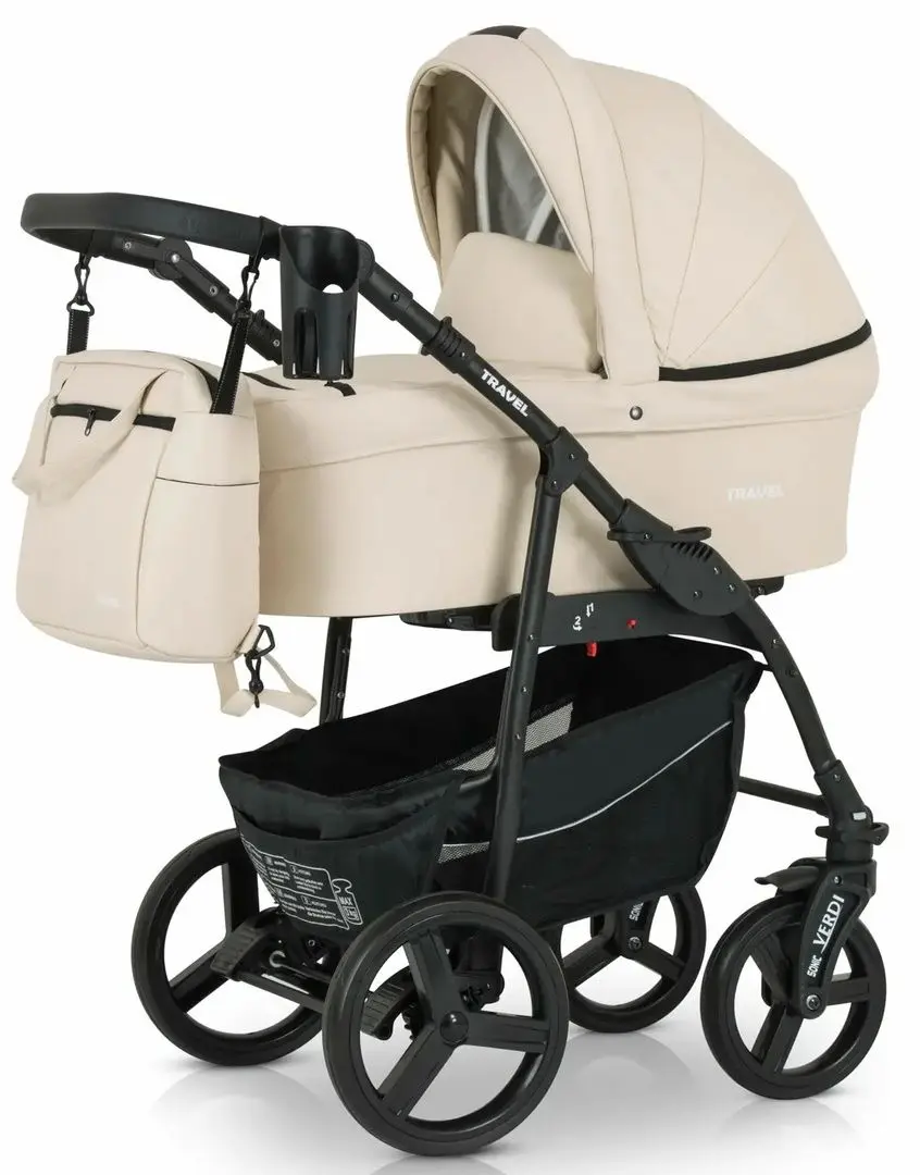 Carucior modular 3in1 Verdi Travel 04 (Vanilla)