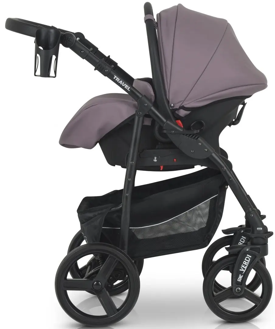 Carucior modular 3in1 Verdi Travel 09 (Lilac)